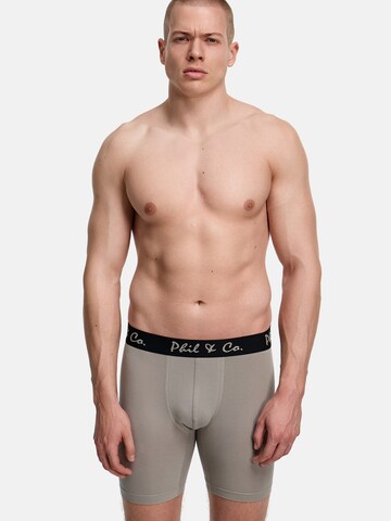 Phil & Co. Berlin - Calzoncillo boxer ' Long Boxer Briefs ' en negro