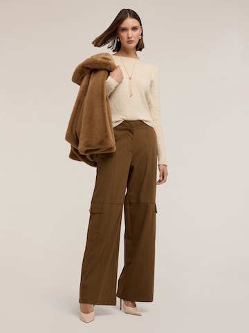 MOTIVI Wintermantel in Bruin