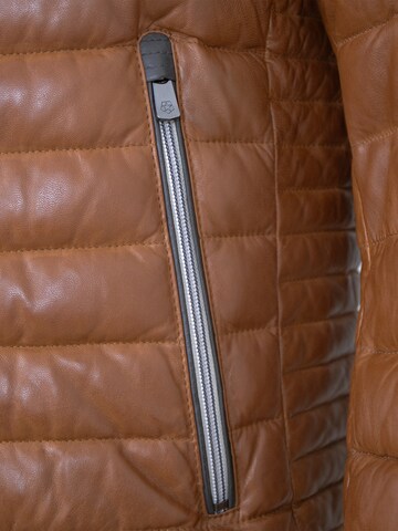 MILESTONE Between-Season Jacket 'MSCortino' in Brown