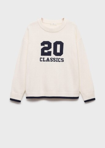 MANGO TEEN Sweater 'Classics' in White