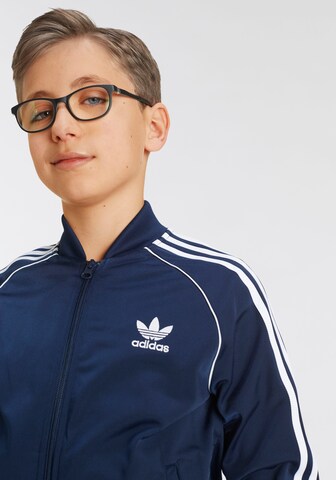 ADIDAS ORIGINALS Regular Sweatjacke 'Adicolor Sst' in Blau