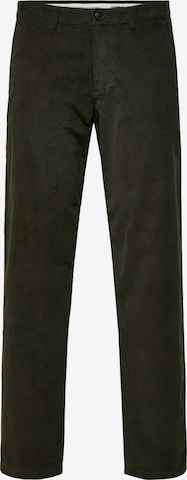 Pantalon 'Miles' SELECTED HOMME en vert : devant