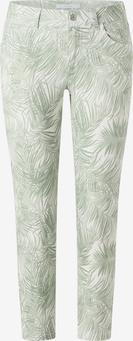Coupe slim Pantalon 'Ornella' Angels en vert : devant