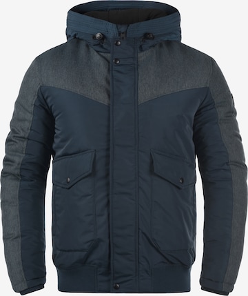 !Solid Winterjas 'Inacio' in Blauw: voorkant