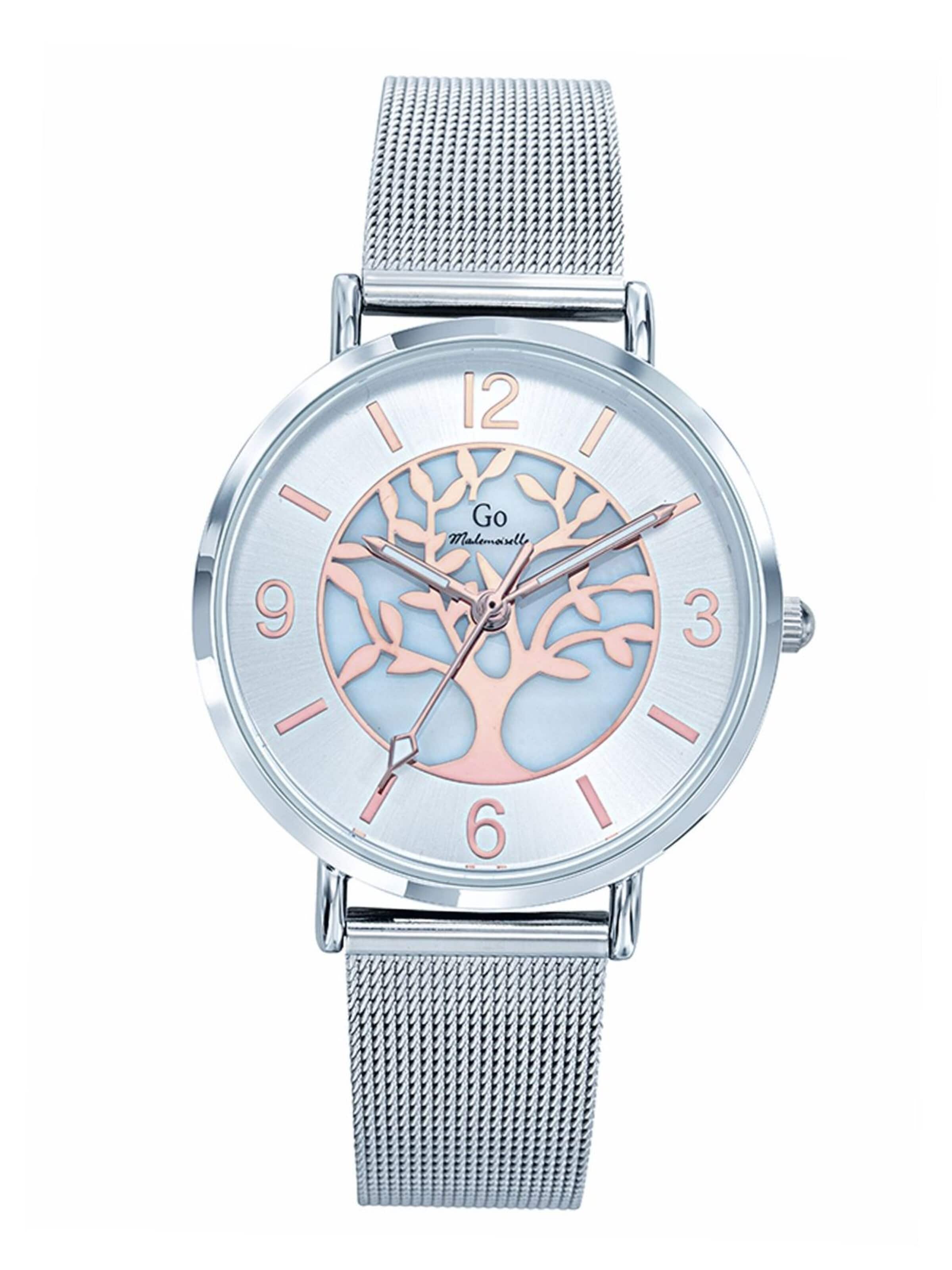 GO GirlOnly Analog Watch in Silver: front