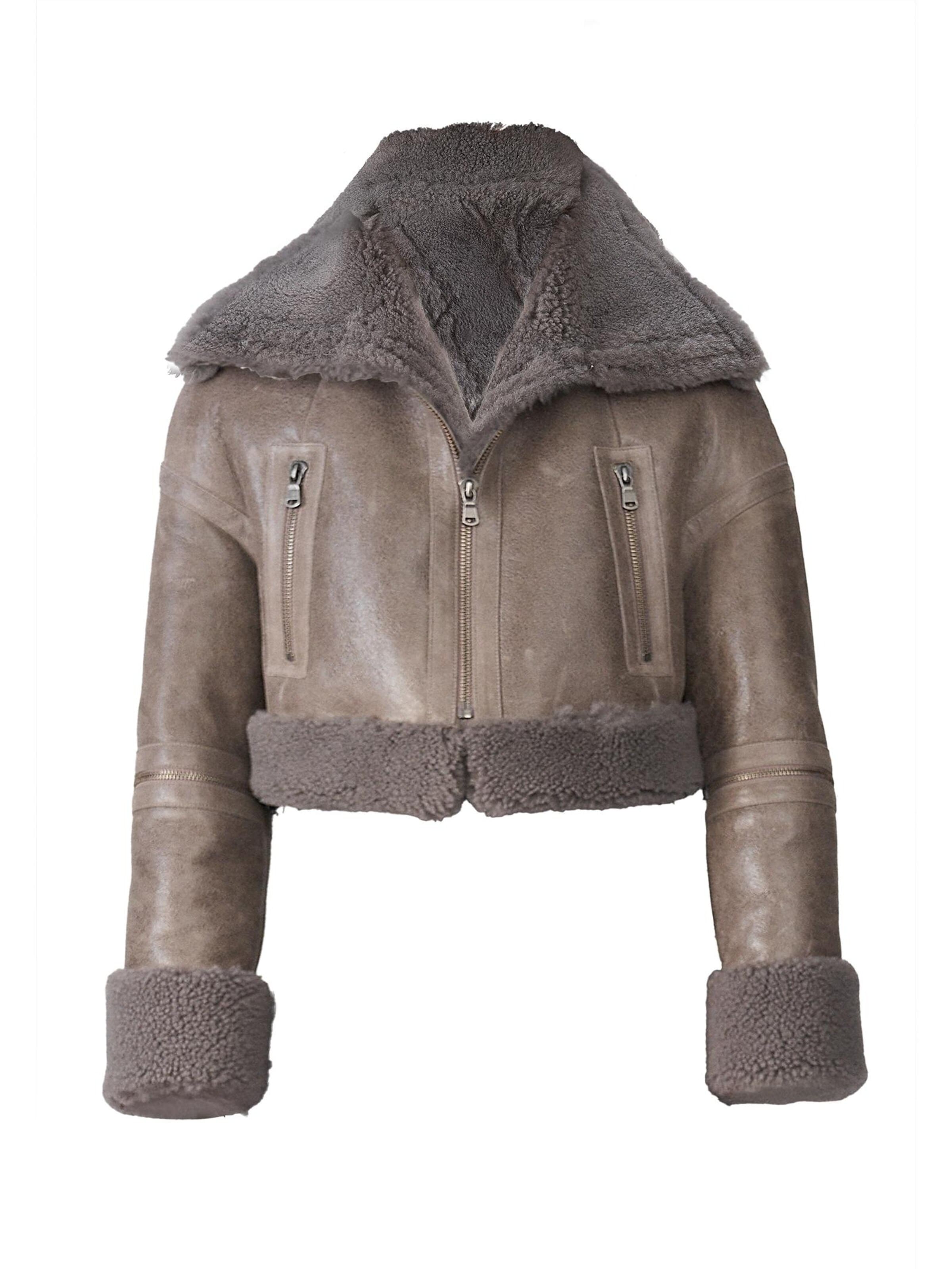 VESPUCCI BY VSP Winter Jacket 'Mari' in Grey: front