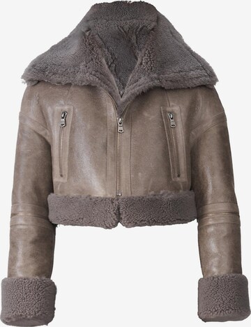 VESPUCCI BY VSP Winter Jacket 'Mari' in Grey: front