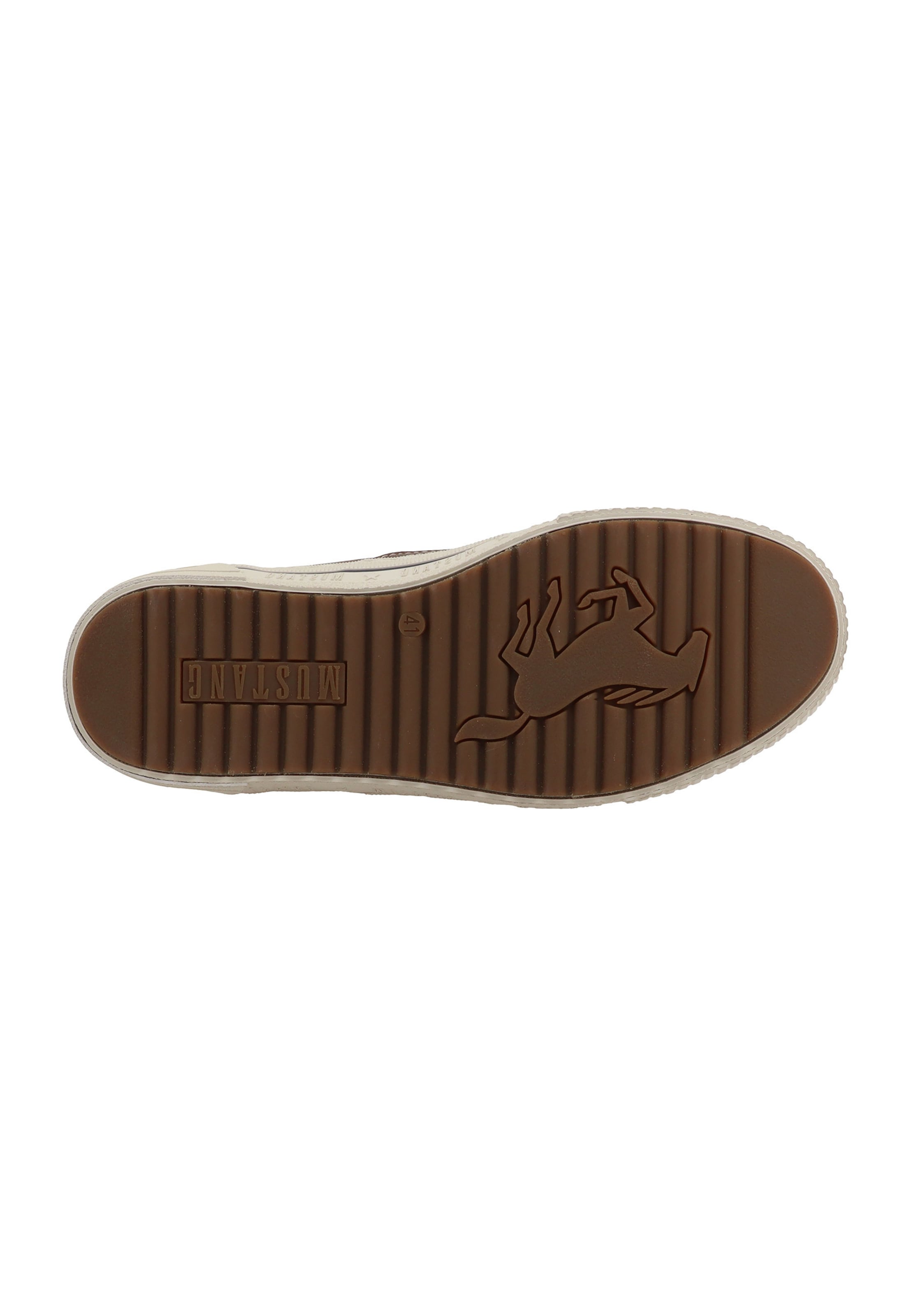 MUSTANG Sneakersy wysokie w kolorze brązowy