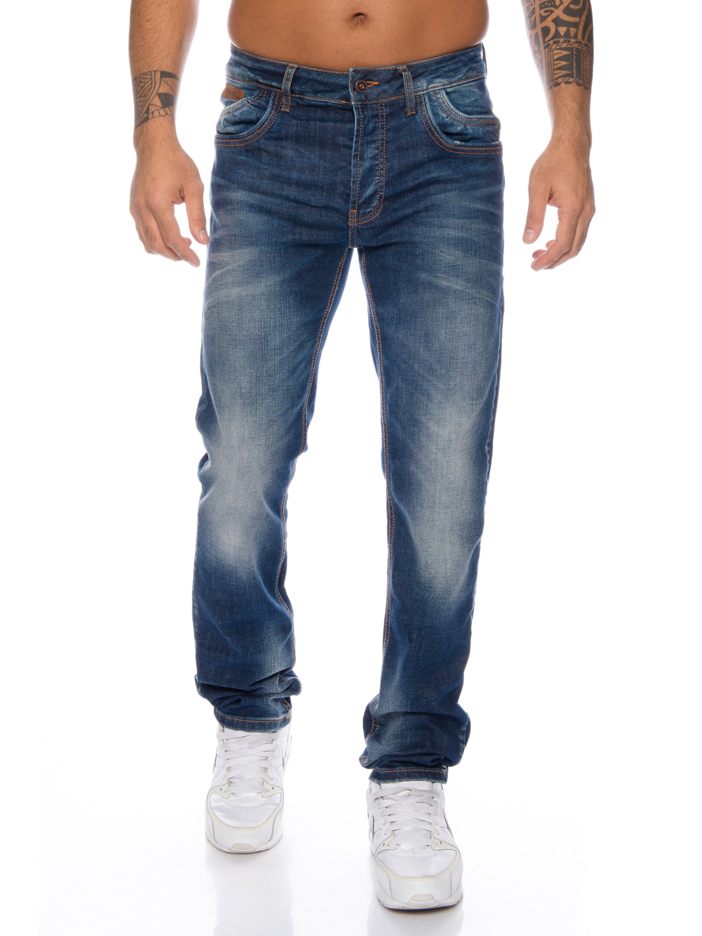 CIPO & BAXX Regular Jeans 'BJ186A' in Blue: front