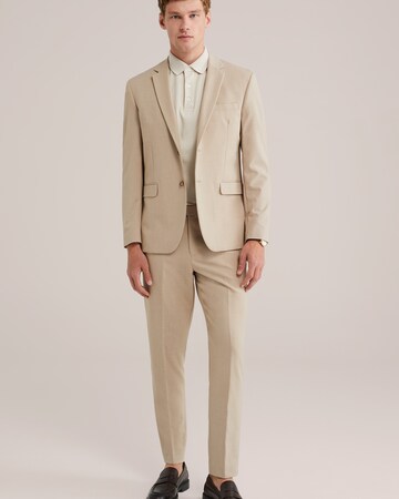 WE Fashion Slim fit Blazer in Beige