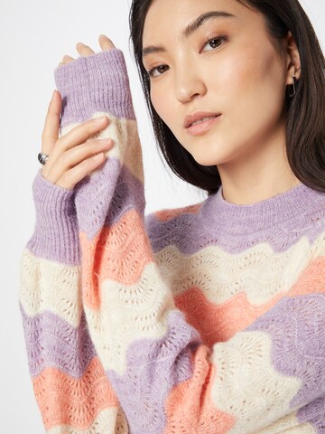 b.young Sweater 'MARTINE' in Purple