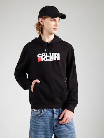Calvin Klein Jeans Sweatshirt in Black: front