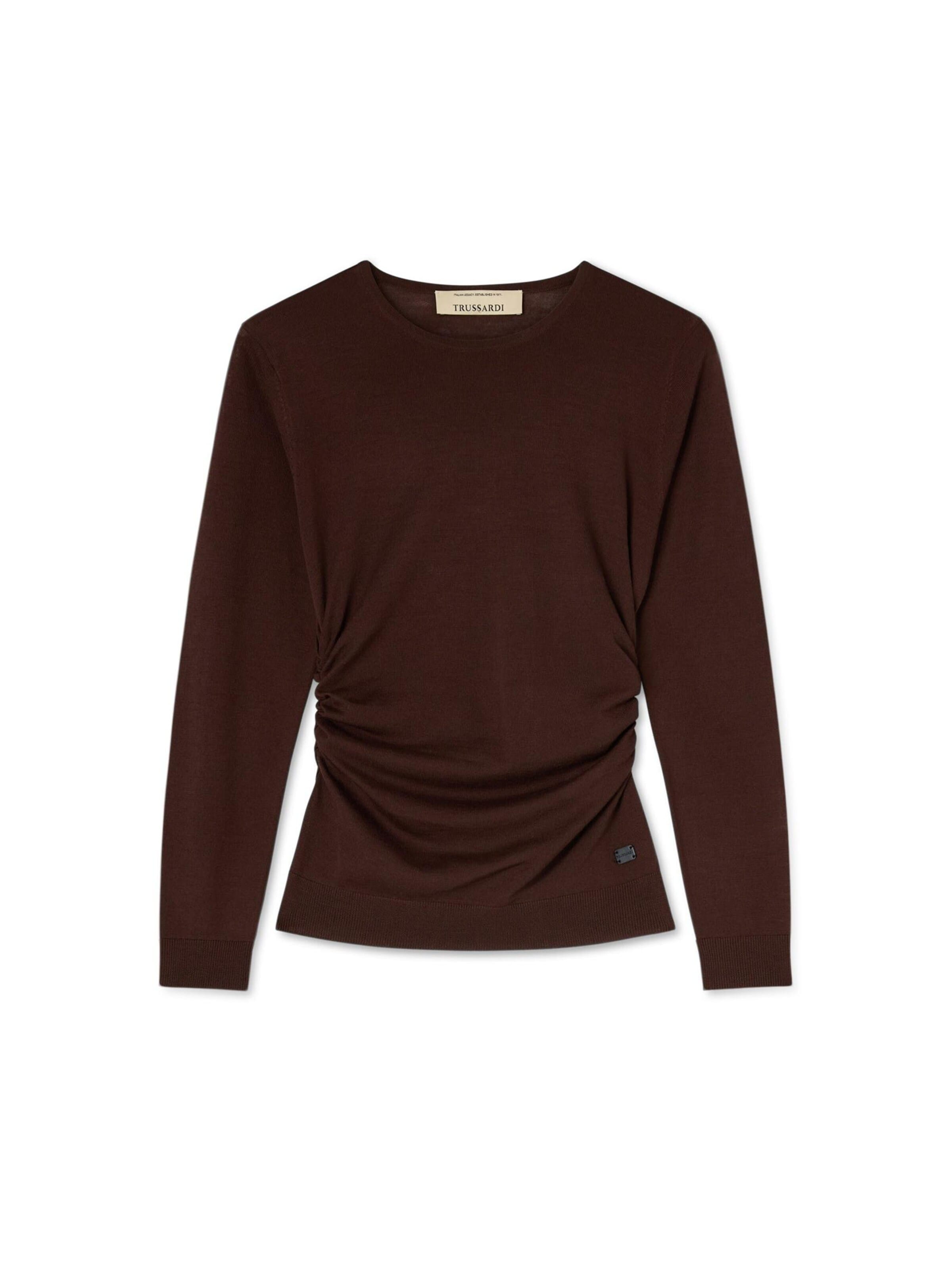Pullover di Trussardi in marrone: frontale