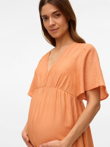 Vero Moda Maternity Sommerkjole 'VMMFlora Olga' i orange