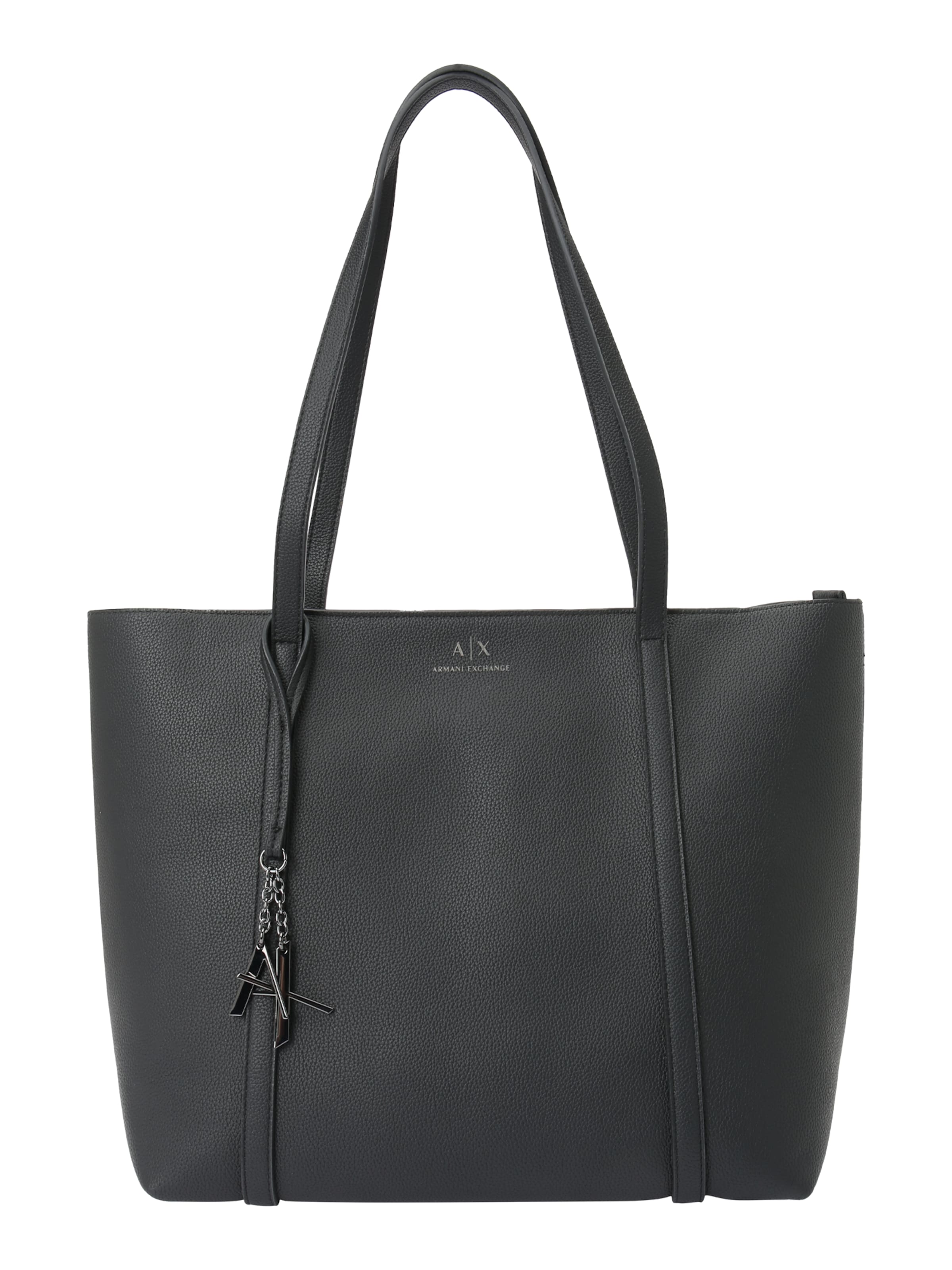 ARMANI EXCHANGE Shopper in Black: front