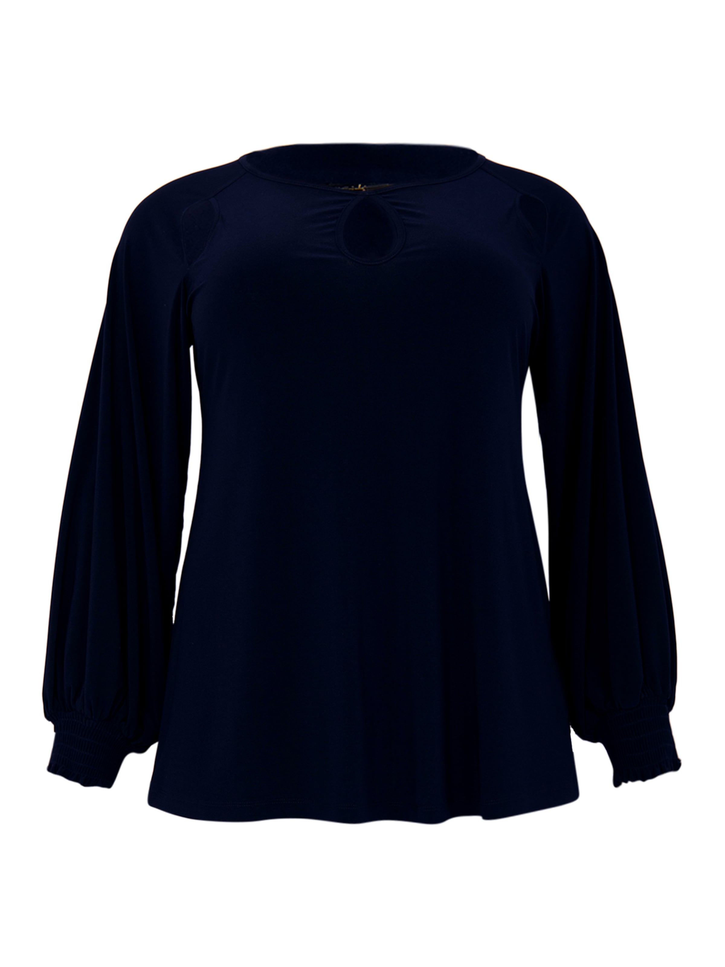 YOEK Tunic in Blue: front