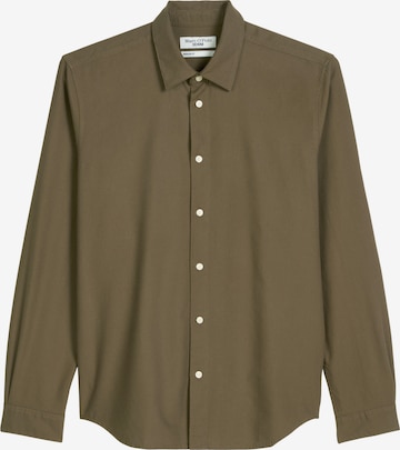 Marc O'Polo DENIM Button Up Shirt in Brown: front