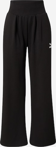 PUMA Wide Leg Hose 'Classics' in Schwarz: predná strana