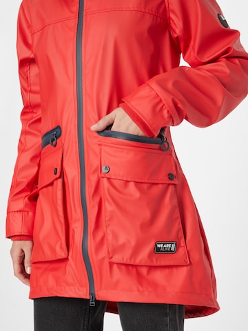 Alife and Kickin Between-Seasons Coat 'AudreyAK' in Red