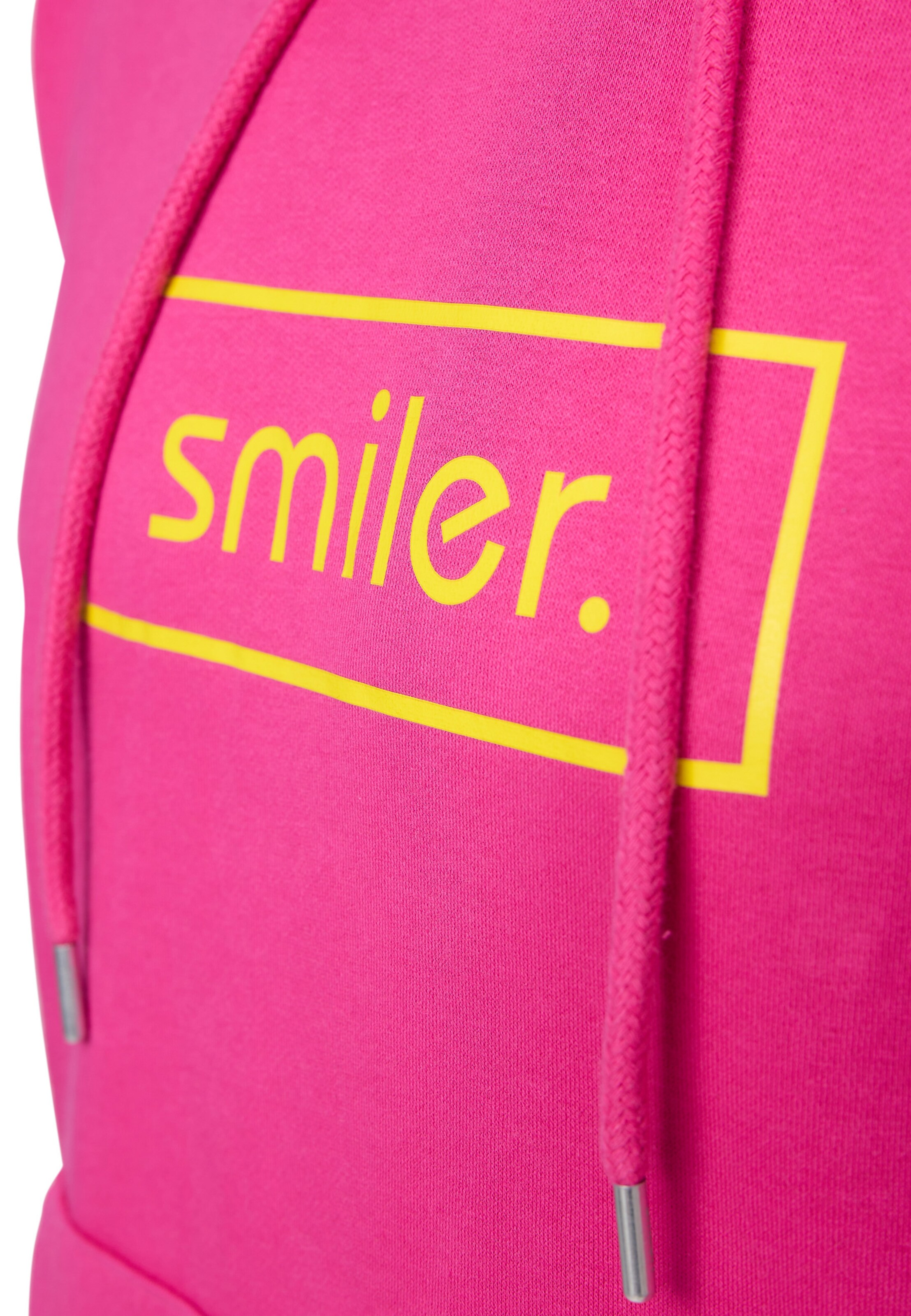 smiler. Sweatshirt in Pink
