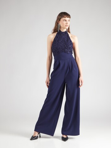 Tuta jumpsuit 'Skyla' di Skirt & Stiletto in blu: frontale