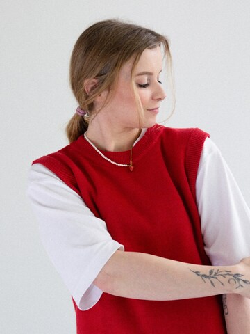 KOPYTO Strickweste 'PUMA' in Rot