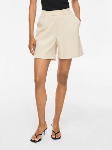 Loosefit Pantalon à pince 'VIVarone' VILA en beige : devant