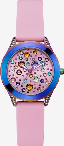 Orologio analogico 'WONDERLUST' di GUESS in rosa: frontale