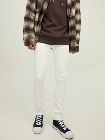 JACK & JONES Jeans 'Liam' in White: front