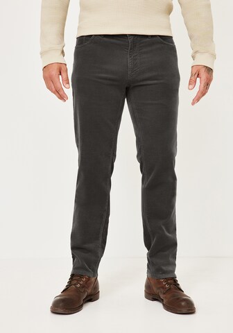 REDPOINT Regular Pants in Grey: front