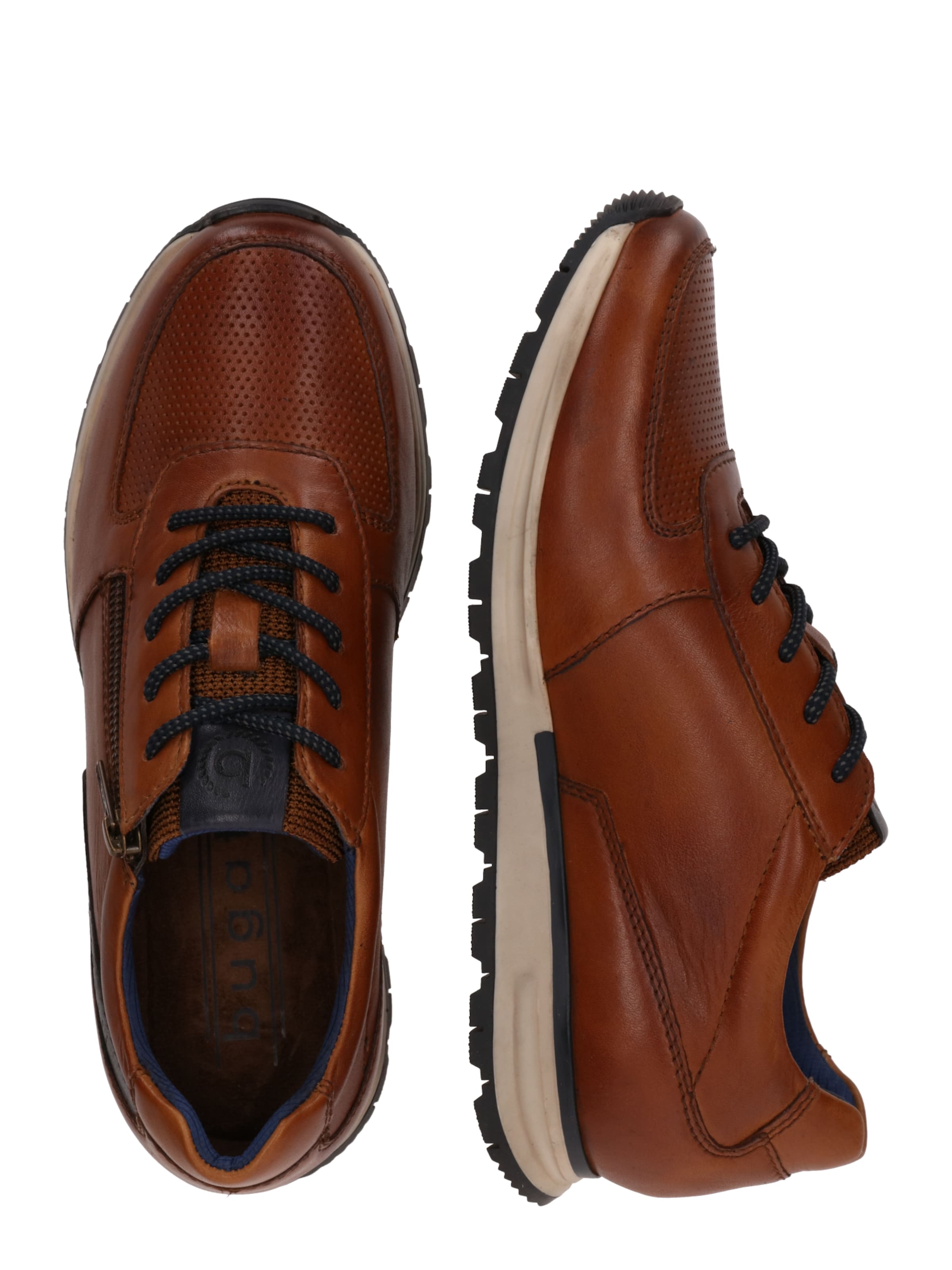 bugatti Ниски маратонки 'Stranger' в кафяво: отстрани