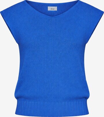 Süel knitwear - Top de punto 'Carlos' en azul: frente