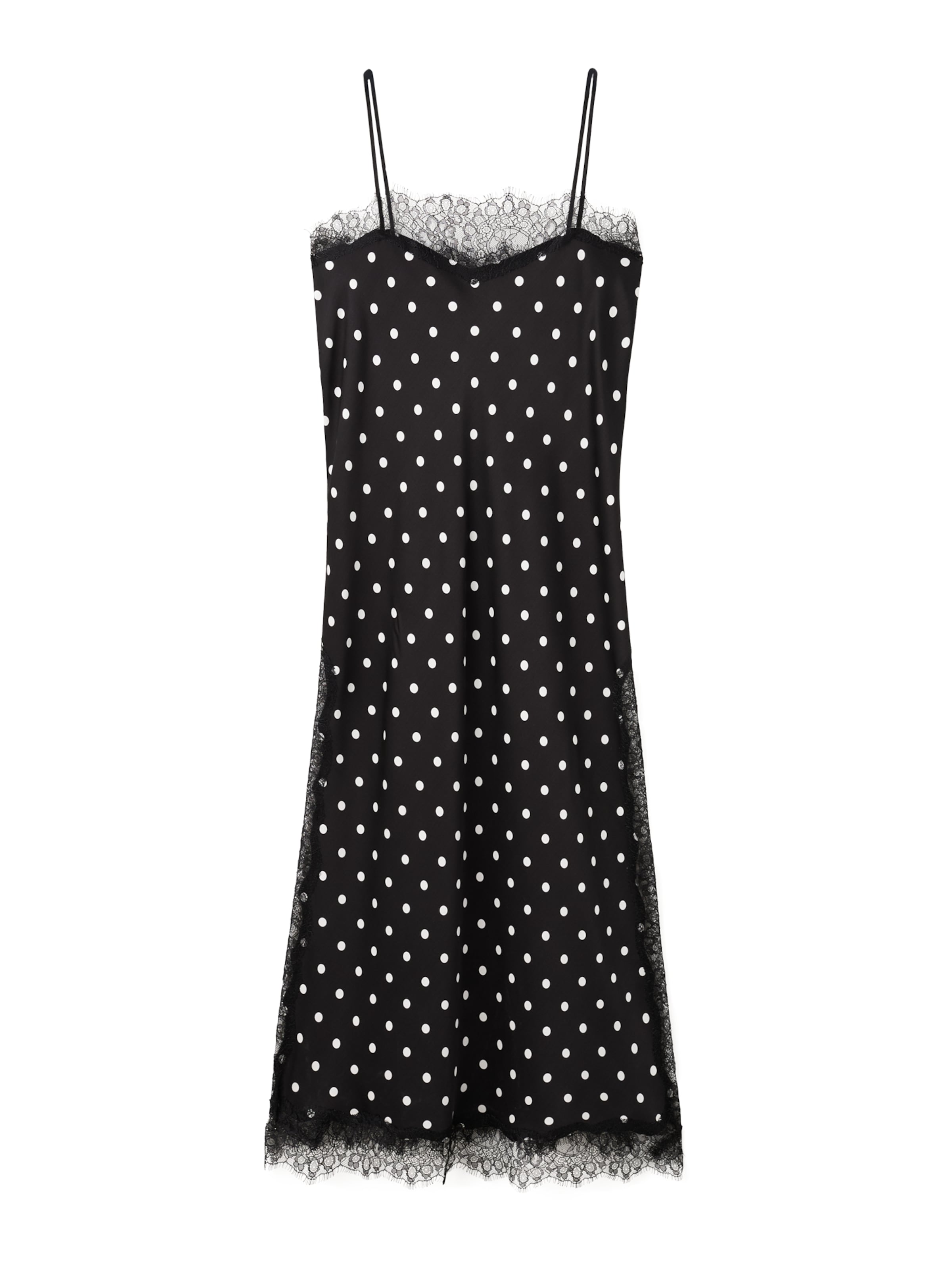 MANGO Negligé in Zwart: voorkant