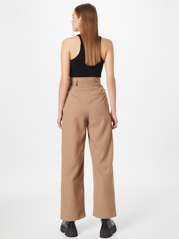 River Island Wide Leg Hose in Beige