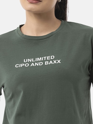 T-shirt 'WT390' CIPO & BAXX en vert