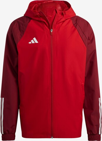ADIDAS PERFORMANCE Athletic Jacket 'Tiro 23 Competition' in Red: front