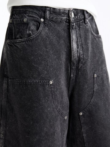 Loosefit Jean Pull&Bear en noir