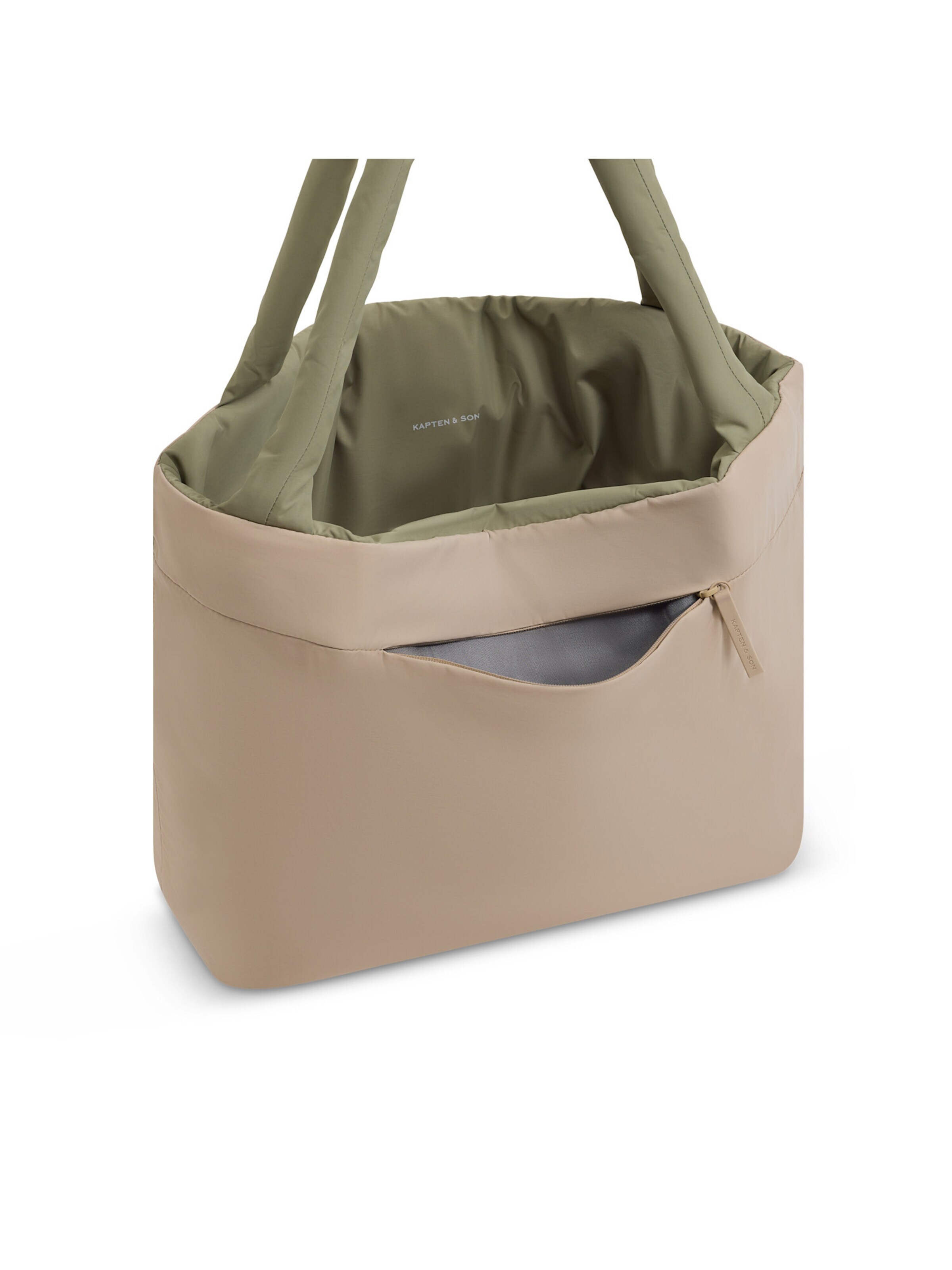 Kapten & Son Shopper 'Skara Cloud Shoulder'‌‌ in Grün