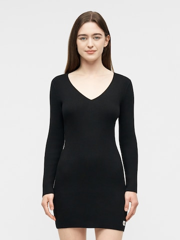 Calvin Klein Jeans Трикотажное платье в Черный: спереди