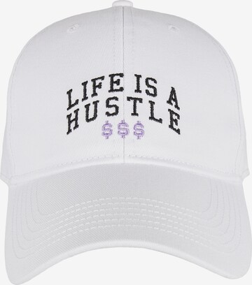 Cappello da baseball 'Hustle Life Curved' di Cayler & Sons in bianco