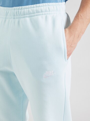 Tapered Pantaloni 'Club Fleece' di Nike Sportswear in blu