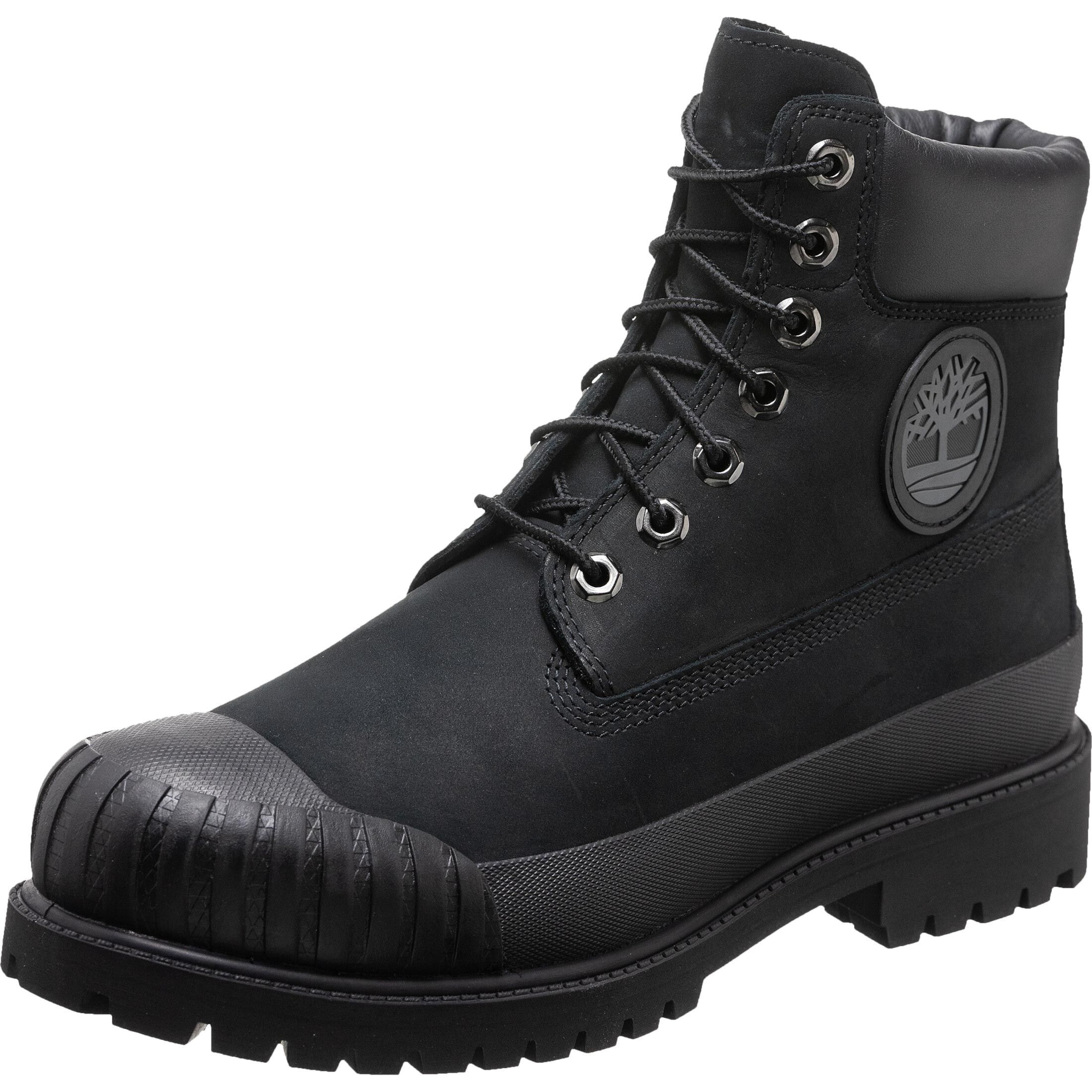 TIMBERLAND Schnürboots in Schwarz: Vorderseite