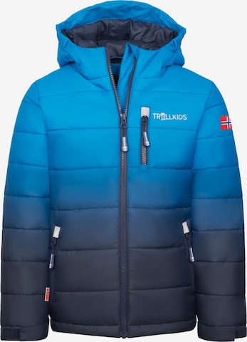 TROLLKIDS Winter Jacket in Blue: front