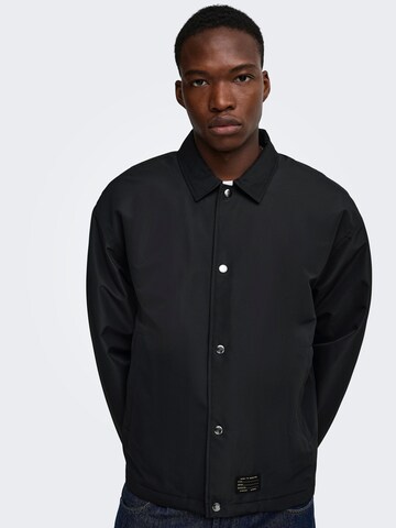 Veste mi-saison 'ONSGabriel' Only & Sons en noir