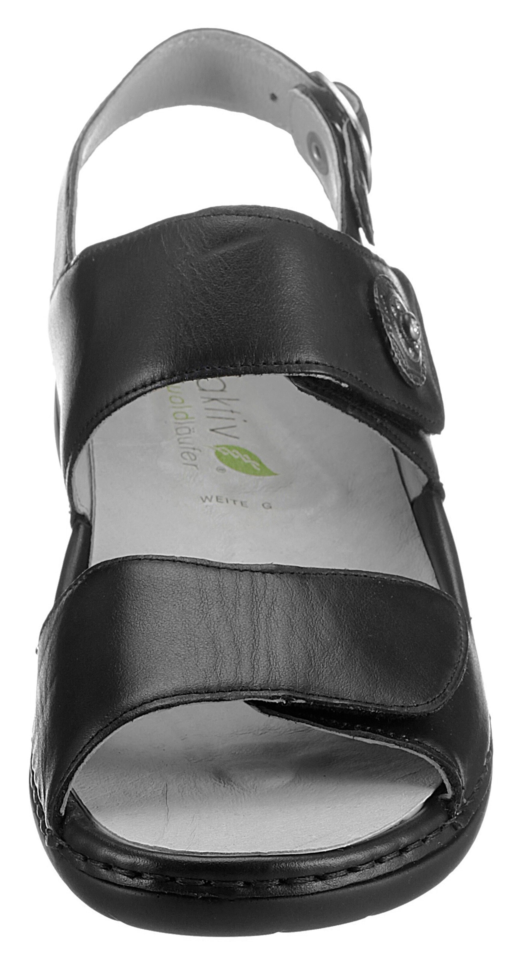 WALDLÄUFER Sandale in Schwarz