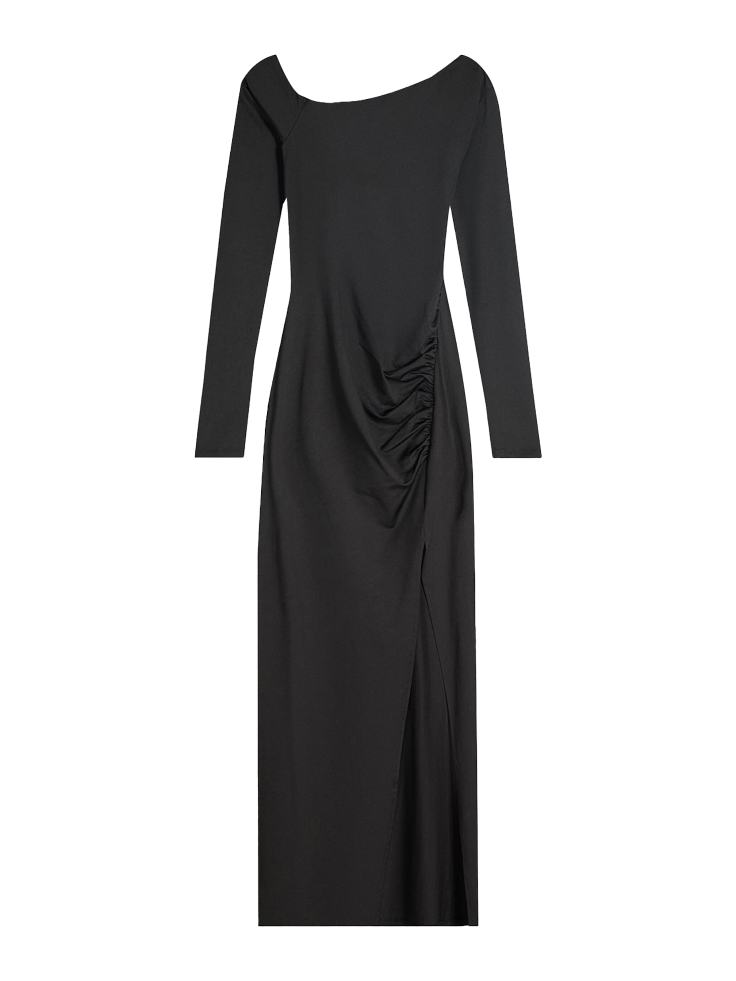 Bershka Рокля в черно: отпред