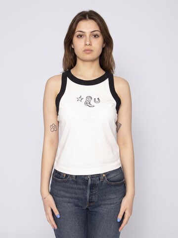 WRANGLER Top in White: front