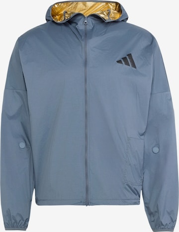 mėlyna ADIDAS PERFORMANCE Sportinė striukė 'Adizero Blaze': priekis