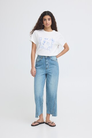 ICHI Loosefit Jeans 'OBINNE' in Blauw