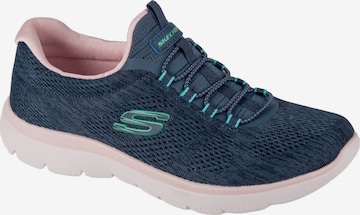 SKECHERS Sportschuh 'Skechers Summits - Fun Flair' in Blau: Vorderseite